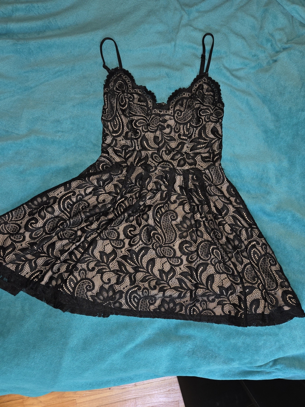 Petite Whimsigoth Skater Y2K Semi Formal Lace Fit To Flare Mini Dress | Romantic